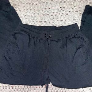 Women’s black joggers